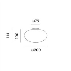Wever & Ducré Perlez IP44 Surface 3.0 Ceiling lamp