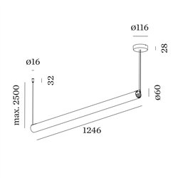 Wever & Ducré Finelle 1.0 Suspension lamp