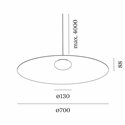 Wever & Ducré Clea Suspended 3.0 Hanglamp