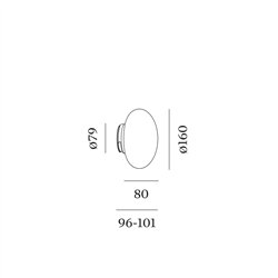 Wever & Ducré Perlez ClIP IP44 2.0 Wall lamp