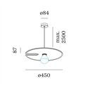 Wever & Ducré Mirro Soft Suspended 2.0 Hanglamp