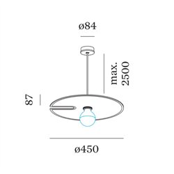 Wever & Ducré Mirro Soft Suspended 2.0 Suspension lamp