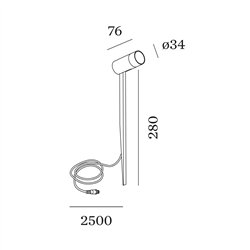 Wever & Ducré Geo 1.0 Garden lamp