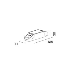 Wever & Ducré Driver 13W | 350mA | 26-38V | Phase-Cut Dim