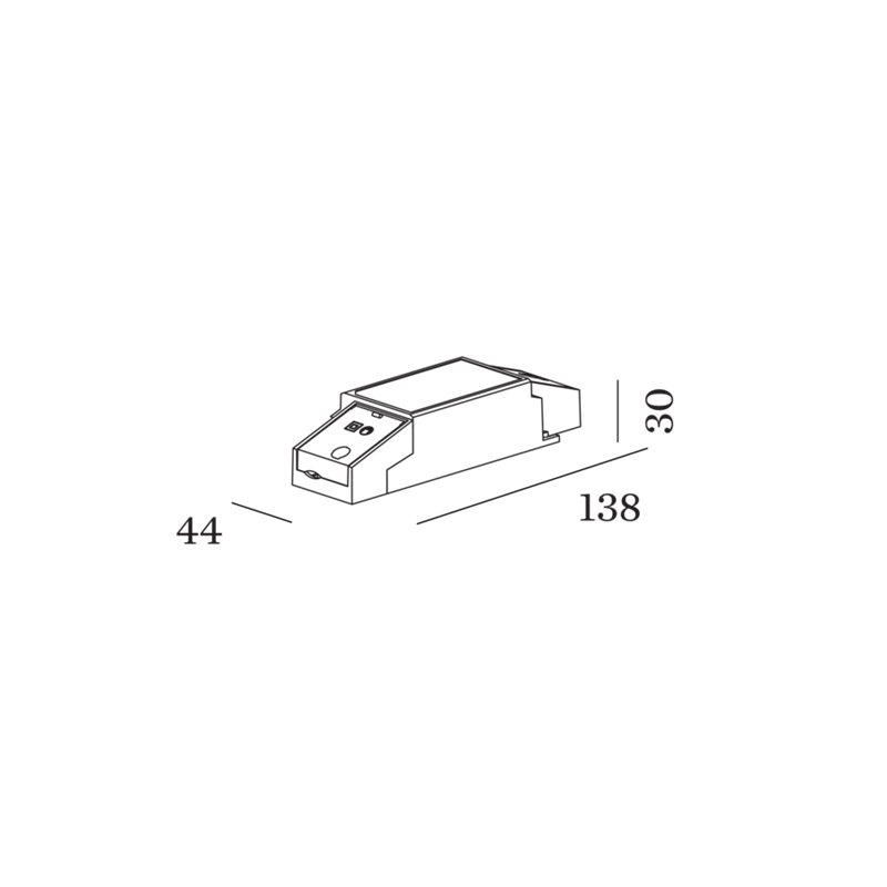 Wever & Ducré Driver 13W | 350mA | 26-38V | Phase-Cut Dim