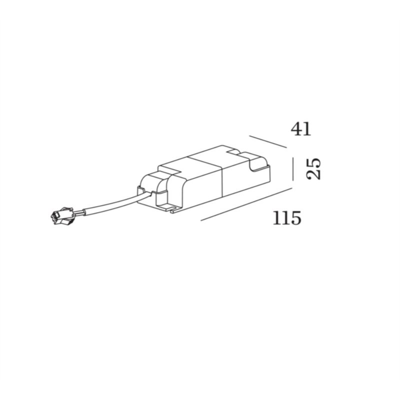 Wever & Ducré Driver 10W | 500mA | 12-21V | Phase-Cut Dim