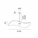 Wever & Ducré WAVE SOFT 1.0 Hanglamp