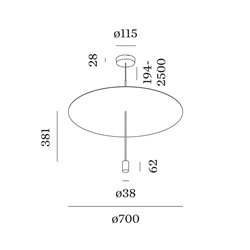 Wever & Ducré SHEDDA 2.0 Suspension lamp