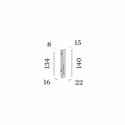 Wever & Ducré STRIPE SLIM 1.4 Wandlamp