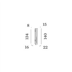 Wever & Ducré STRIPE SLIM 1.4 Wall lamp
