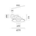 Wever & Ducré TRADORA WALL IP65 1.0 Wandlamp