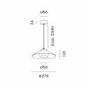 Wever & Ducré TRADORA SUSPENDED IP65 1.0 Hanglamp
