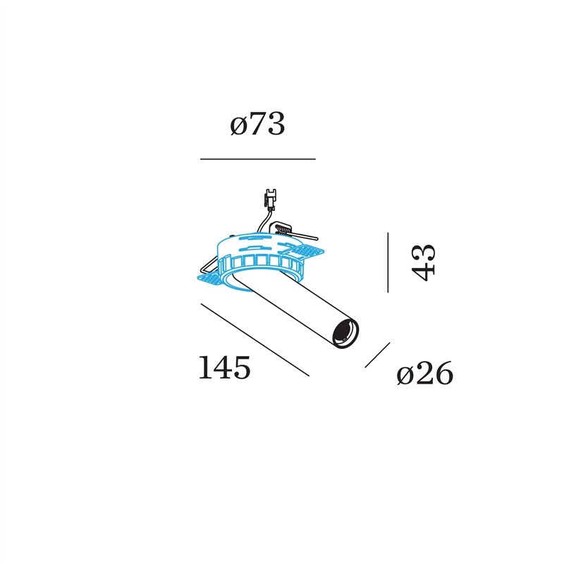 Wever & Ducré MATCH SNEAK trimless 1.0 Inbouwspot