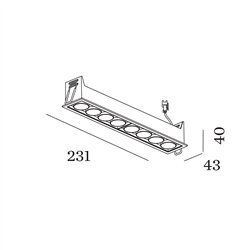 Wever & Ducré LINOO 8.0 Recessed spot