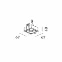 Wever & Ducré LINOO 4.1 Inbouwspot