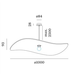 Wever & Ducré WAVE SOFT 3.0 Suspension lamp