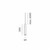 Wever & Ducré HEXO SUSPENDED mini 3.0 PAR11 Suspension lamp