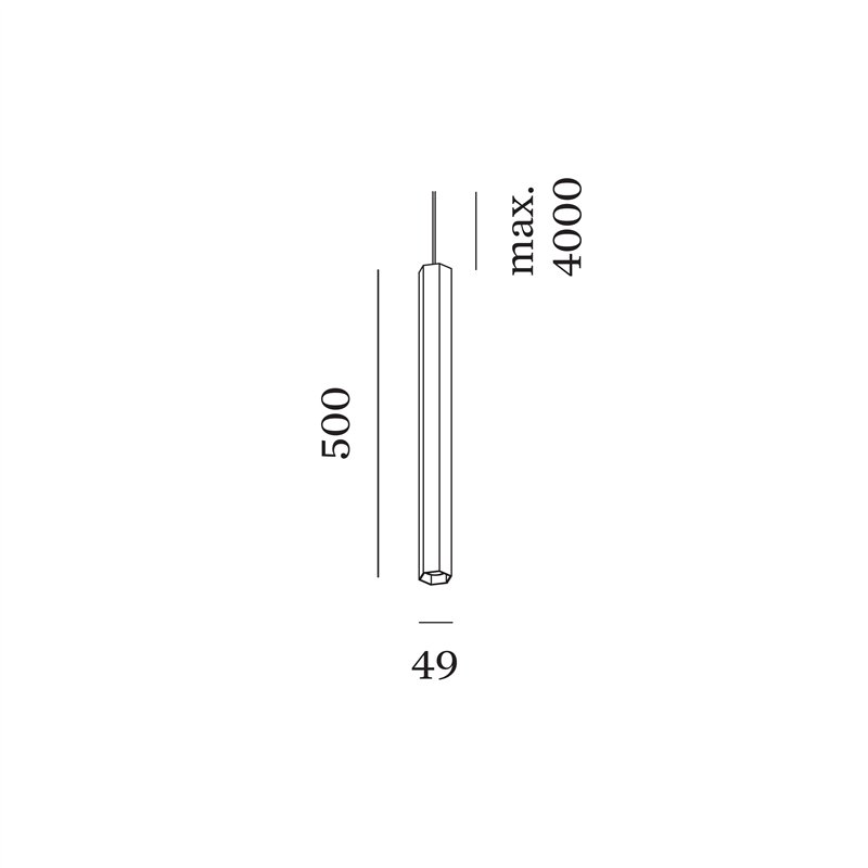 Wever & Ducré HEXO SUSPENDED mini 5.0 PAR11 Hanglamp