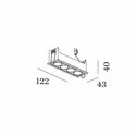 Wever & Ducré LINOO 4.0 Inbouwspot