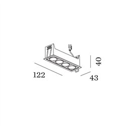 Wever & Ducré LINOO 4.0 Recessed spot