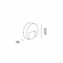 Wever & Ducré RETO ROUND WALL SURFACE OUTDOOR 1.3 Wandlamp