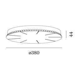 Wever & Ducré Susp Multiple Ceiling Base 1.9 Round