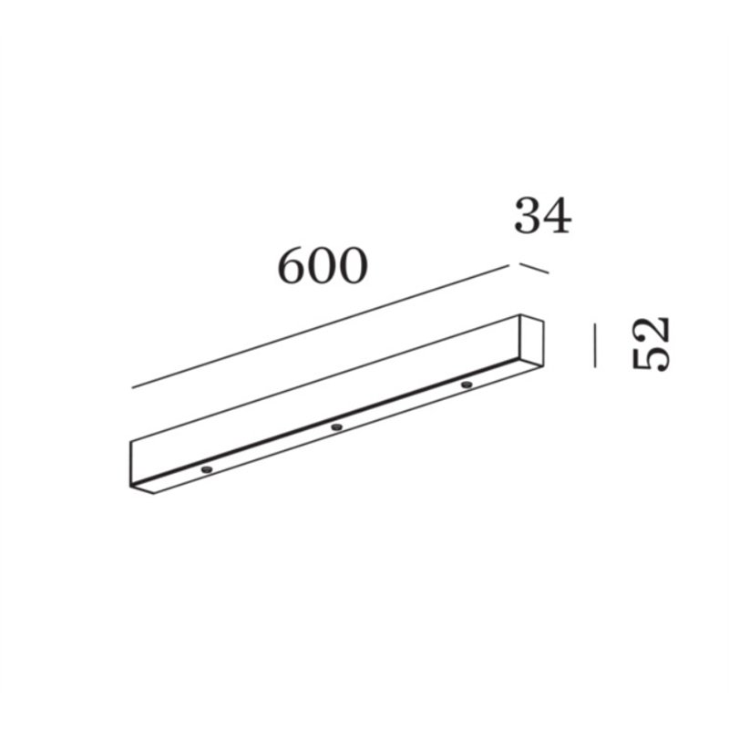 Wever & Ducré Susp Multiple Ceiling Base 1.3 Linear