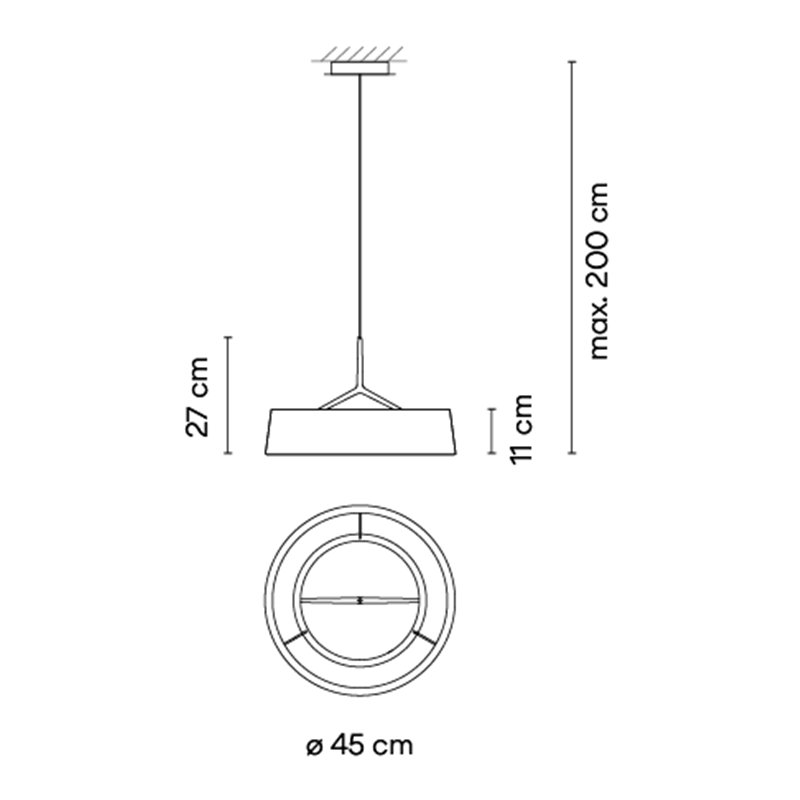Vibia Dama Ø 45 cm - 3235 hanglamp