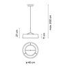 Vibia Dama Ø 45 cm - 3235 suspension lamp