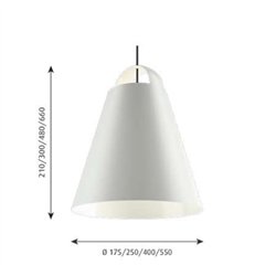Louis Poulsen Above ⌀400 LED Suspension lamp