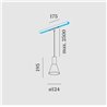 Wever & Ducré ODREY on STREX 1.4 LED Track lighting fixture