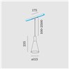 Wever & Ducré ODREY on STREX 1.5 LED Track lighting fixture