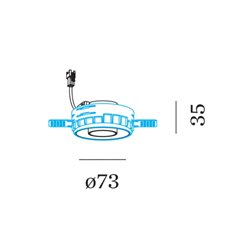 Wever & Ducré QITO trimless 1.0 Recessed spot