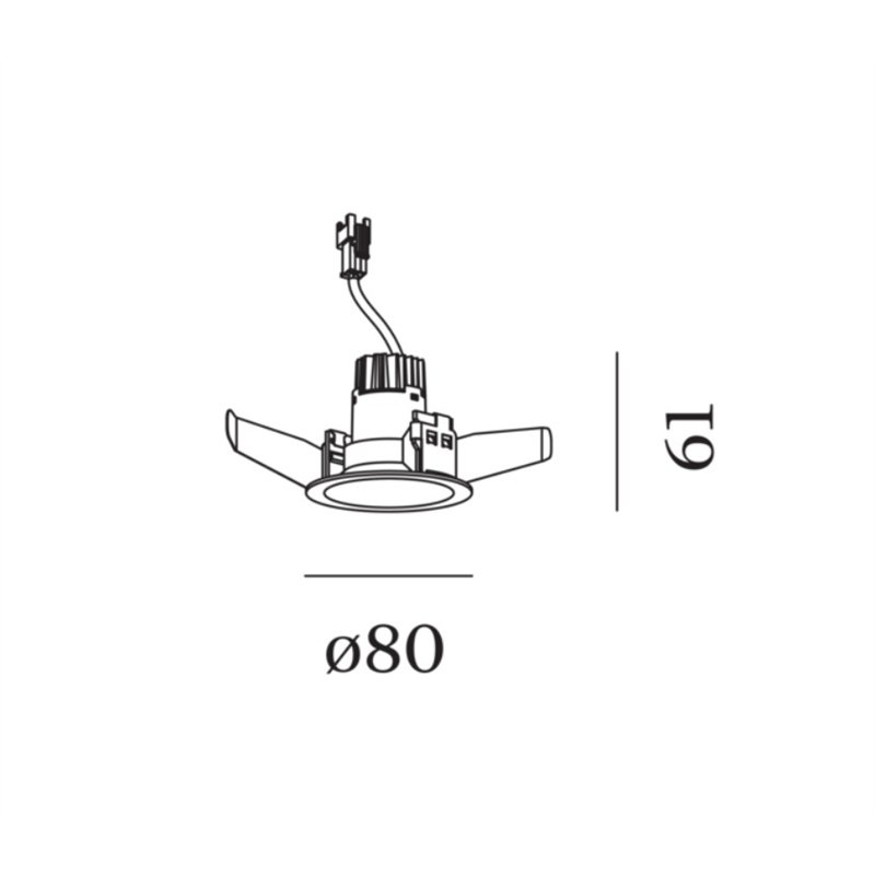 Wever & Ducré DEEP petit IQ 1.0 Inbouwspot