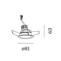 Wever & Ducré DEEP ADJUST petit IQ 1.0 Inbouwspot