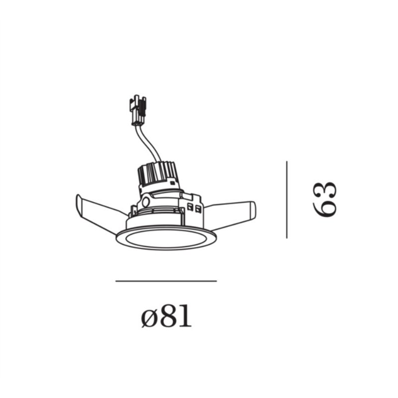 Wever & Ducré DEEP ADJUST petit IQ 1.0 Inbouwspot