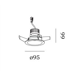 Wever & Ducré DEEP IQ 1.0 Recessed spot
