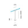 Wever & Ducré COZY CONE on STREX 2.0 Track lighting fixture