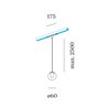 Wever & Ducré OPLIA on STREX 1.0 Track lighting fixture