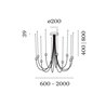 Wever & Ducré OPLIA CHANDELIER 1.0 Suspension lamp