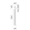 Wever & Ducré FLYRA vertical 1.3 Suspension lamp