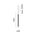 Wever & Ducré TRACE suspended 5.0 LED Hanglamp