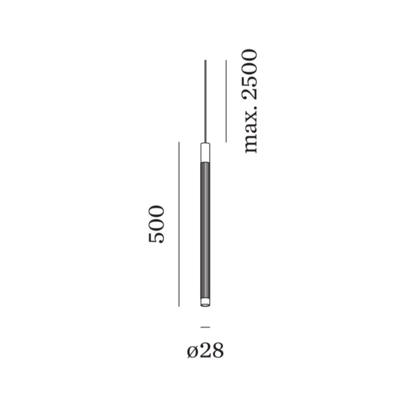 Wever & Ducré TRACE suspended 5.0 LED Hanglamp