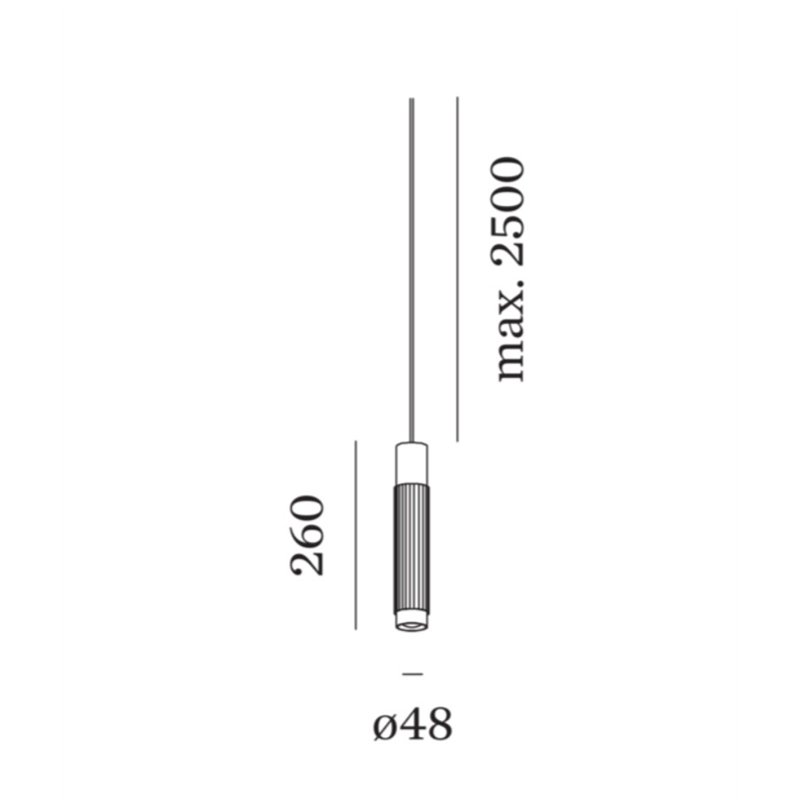 Wever & Ducré TRACE suspended 2.0 LED Hanglamp