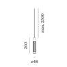 Wever & Ducré TRACE suspended 2.0 LED Suspension lamp