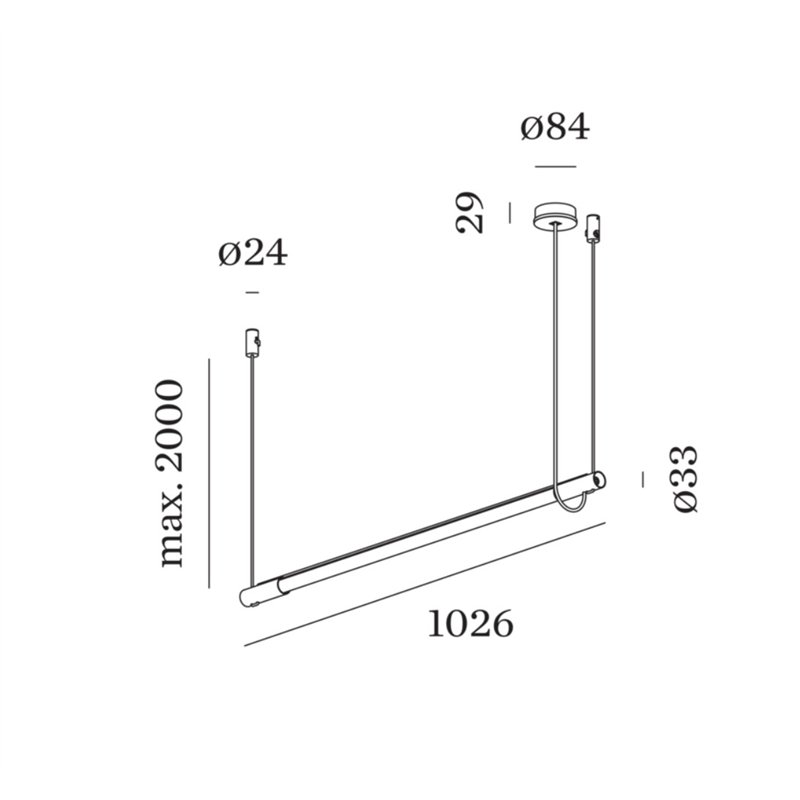 Wever & Ducré DARF 2.1 Hanglamp