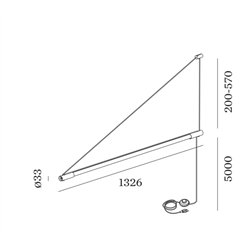 Wever & Ducré DARF wall 3.1 Wall lamp