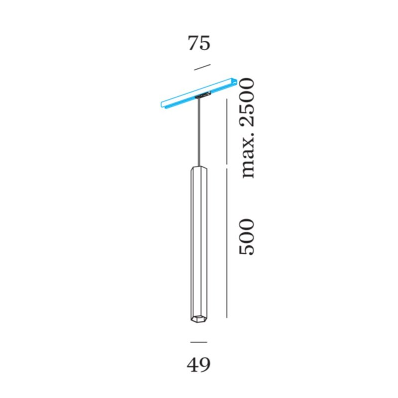 Wever & Ducré HEXO mini on track 3-phase 5.0 PAR11 Trackverlichting