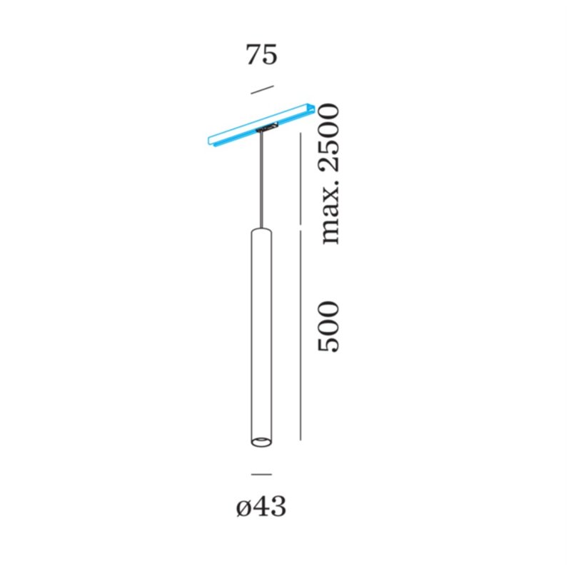 Wever & Ducré mini on track 3-phase 5.0 PAR11 Trackverlichting