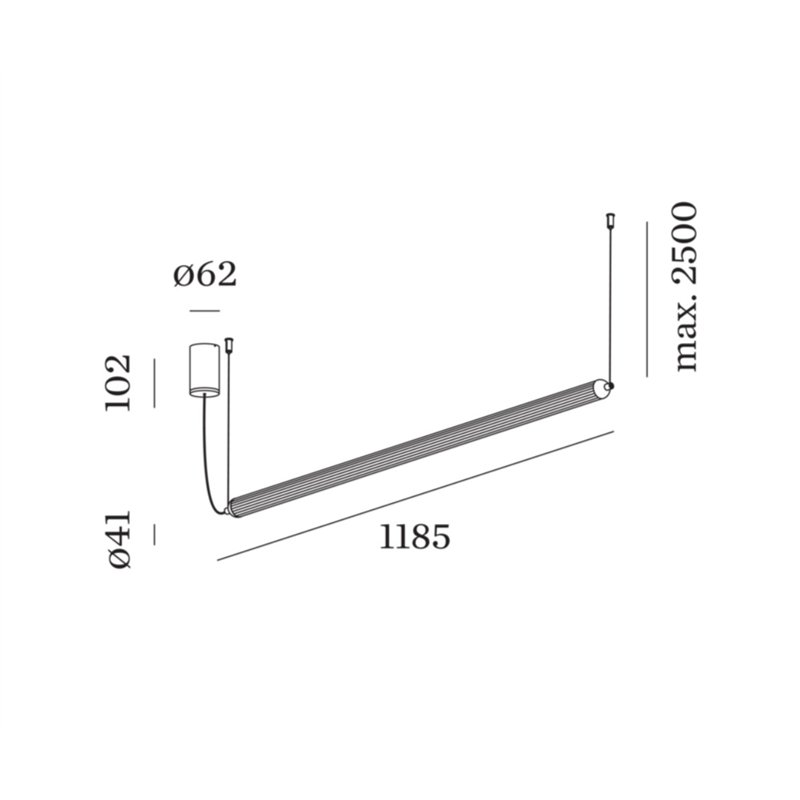 Wever & Ducré FLYRA horizontal 1.2 Hanglamp